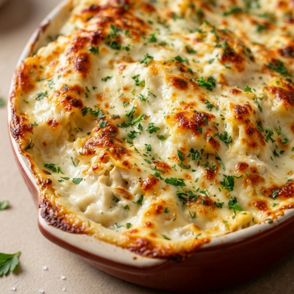 Easy Chicken Alfredo Lasagna Recipe (30-Min Prep)