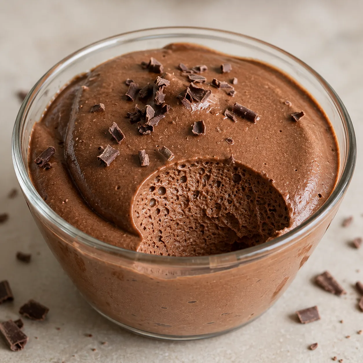 Cottage Cheese Chocolate Mousse in 5 Easy Minutes