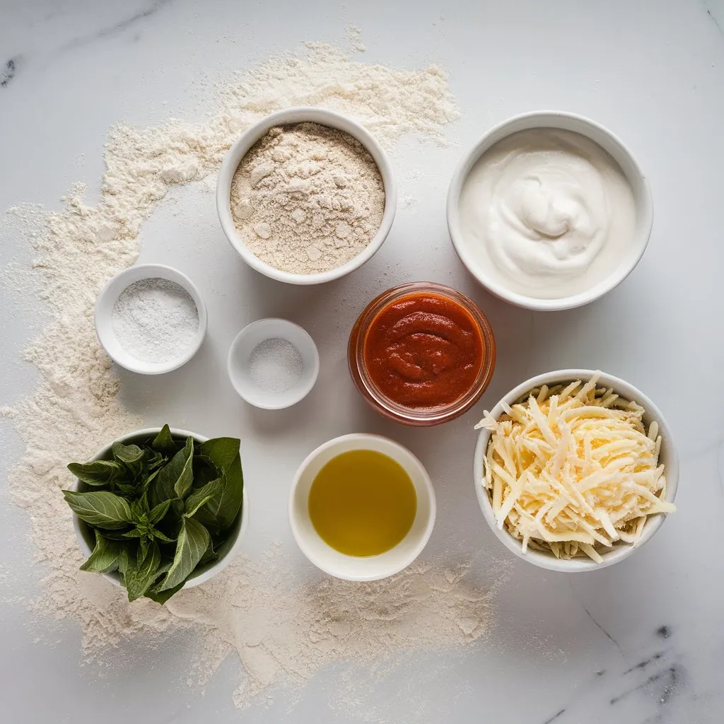 gluten free pizza ingredients gluten free pizza recipe ingredients flat lay