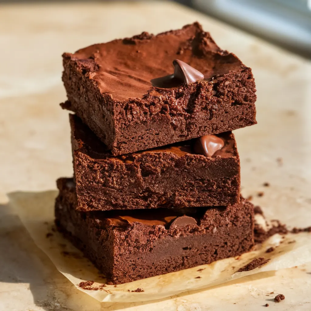 Rich & Fudgy Chocolate Brownie with Cocoa Powder (30 Minutes!)
