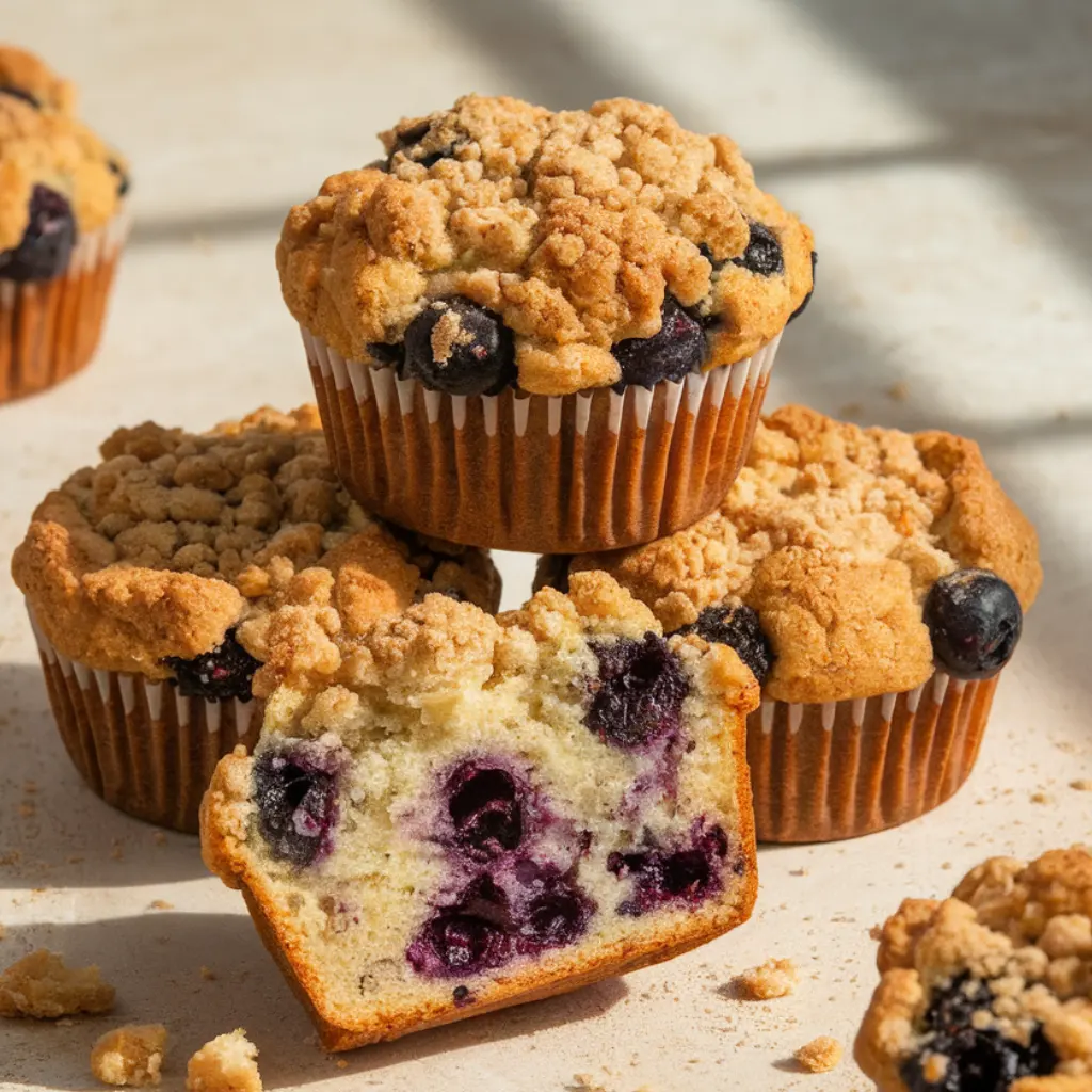 Vegan Blueberry Muffins With Crumble That Fool Everyone (30 Min!)