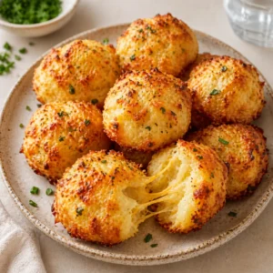 Cheesy mashed potato puffs for a family favorite side dish. Quick 30 minute recipe that is gluten free and beginner friendly.